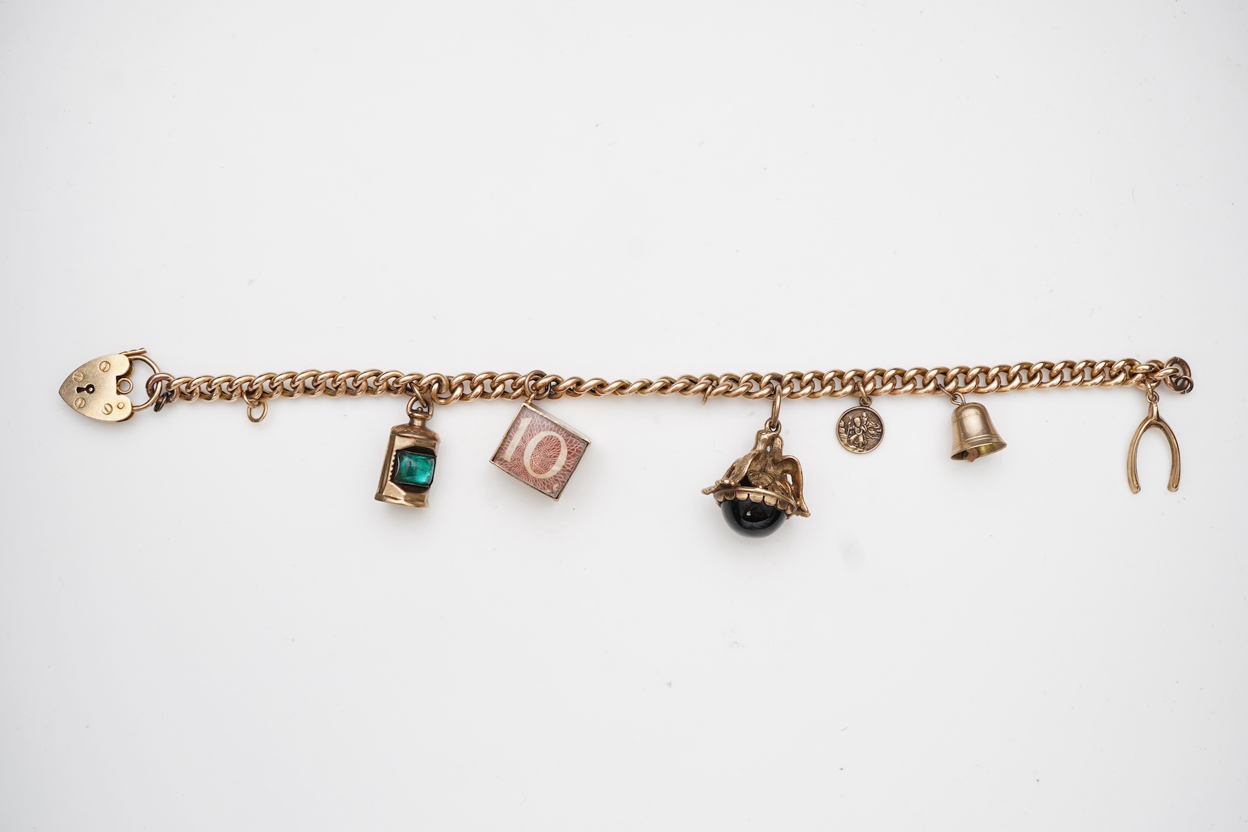 A charm bracelet